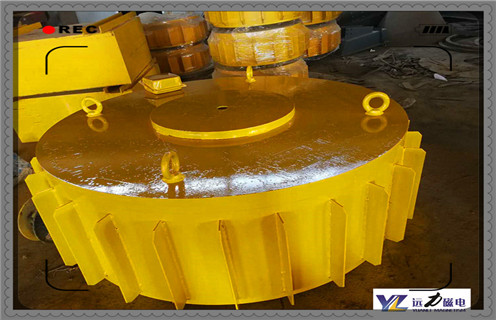 山東臨朐縣電磁盤(pán)式除鐵器廠