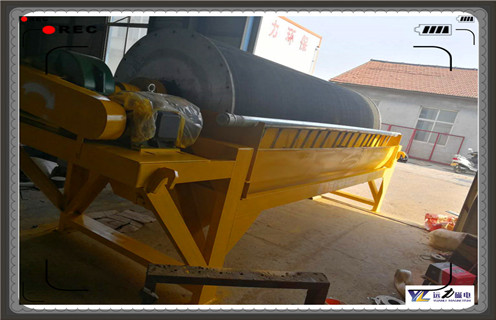 磁選機(jī)，干式永磁筒式磁選機(jī)，干式永磁筒式弱磁場(chǎng)磁選機(jī)結(jié)構(gòu)圖