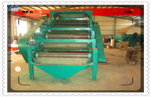 濕式磁選機(jī)，如何才能調(diào)整好濕式磁選機(jī)的磁系偏角？_工作原理_釩鈦鐵礦如何才能調(diào)整好濕式磁選機(jī)的磁系偏角？型號(hào)參數(shù)及磁場(chǎng)強(qiáng)度 