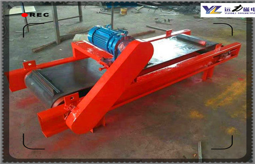 干式自卸式電磁除鐵器，湖北RCDD-5超強(qiáng)干式自卸式電磁除鐵器電流_湖北RCDD-5超強(qiáng)干式自卸式電磁除鐵器廠家配件_型號及工作視頻