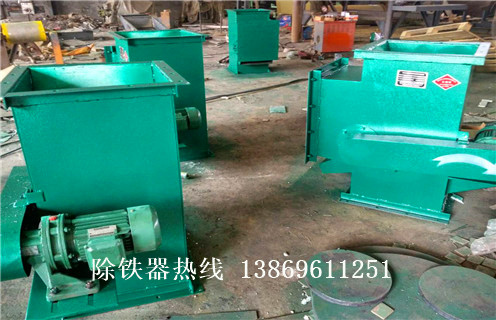 永磁管道除鐵器，湖南永磁管道除鐵器應(yīng)用 _遠(yuǎn)力廣東管道式粉料永磁除鐵器12000高斯_可定制工作原理_安裝示意圖 