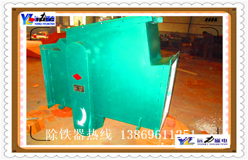 管道除鐵器，山東遠力管道除鐵器_遠力山東遠力管道除鐵器應(yīng)用安裝示意圖型12000高斯_可定制工作原理