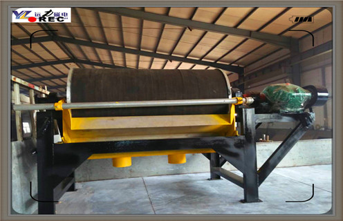 永磁筒式磁選機(jī)，廣西永磁筒式磁選機(jī)優(yōu)點(diǎn)_遠(yuǎn)力廣西永磁筒式磁選機(jī)優(yōu)點(diǎn)的結(jié)構(gòu)磁場(chǎng)分布圖