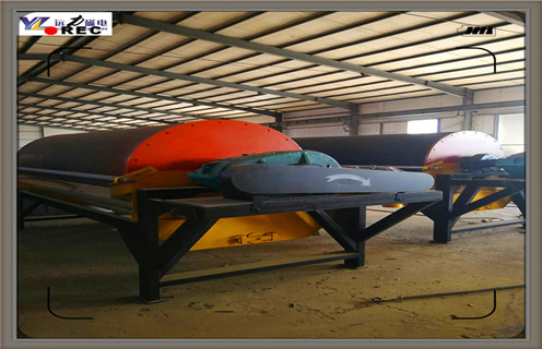 永磁筒式磁選機(jī)，廣西永磁筒式磁選機(jī)優(yōu)點(diǎn)_遠(yuǎn)力廣西永磁筒式磁選機(jī)優(yōu)點(diǎn)的結(jié)構(gòu)磁場(chǎng)分布圖